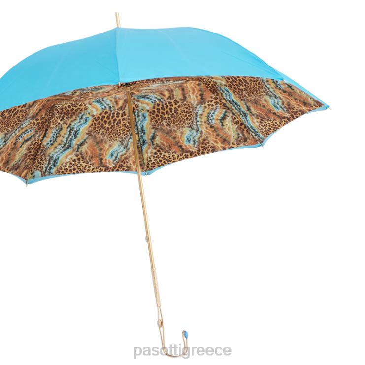 ομπρέλα | PASOTTI 189 56084-1 p18 - φωτεινή ομπρέλα animalier διπλό ύφασμα 2N6B8431 για άνδρες και γυναίκες